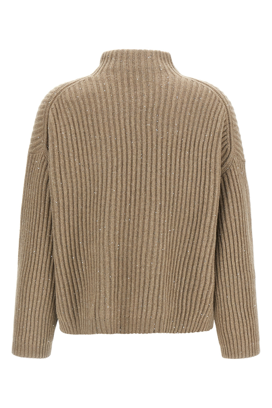 BRUNELLO CUCINELLI L brunello cucinellis sparkling &amp; dazzling turtleneck sweater in cashmere and w