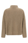 brunello cucinellis sparkling & dazzling turtleneck sweater in cashmere and w