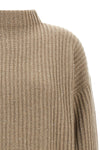 brunello cucinellis sparkling & dazzling turtleneck sweater in cashmere and w