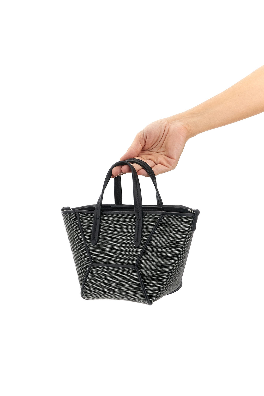 BRUNELLO CUCINELLI OS bc duo mini precious leather handbag