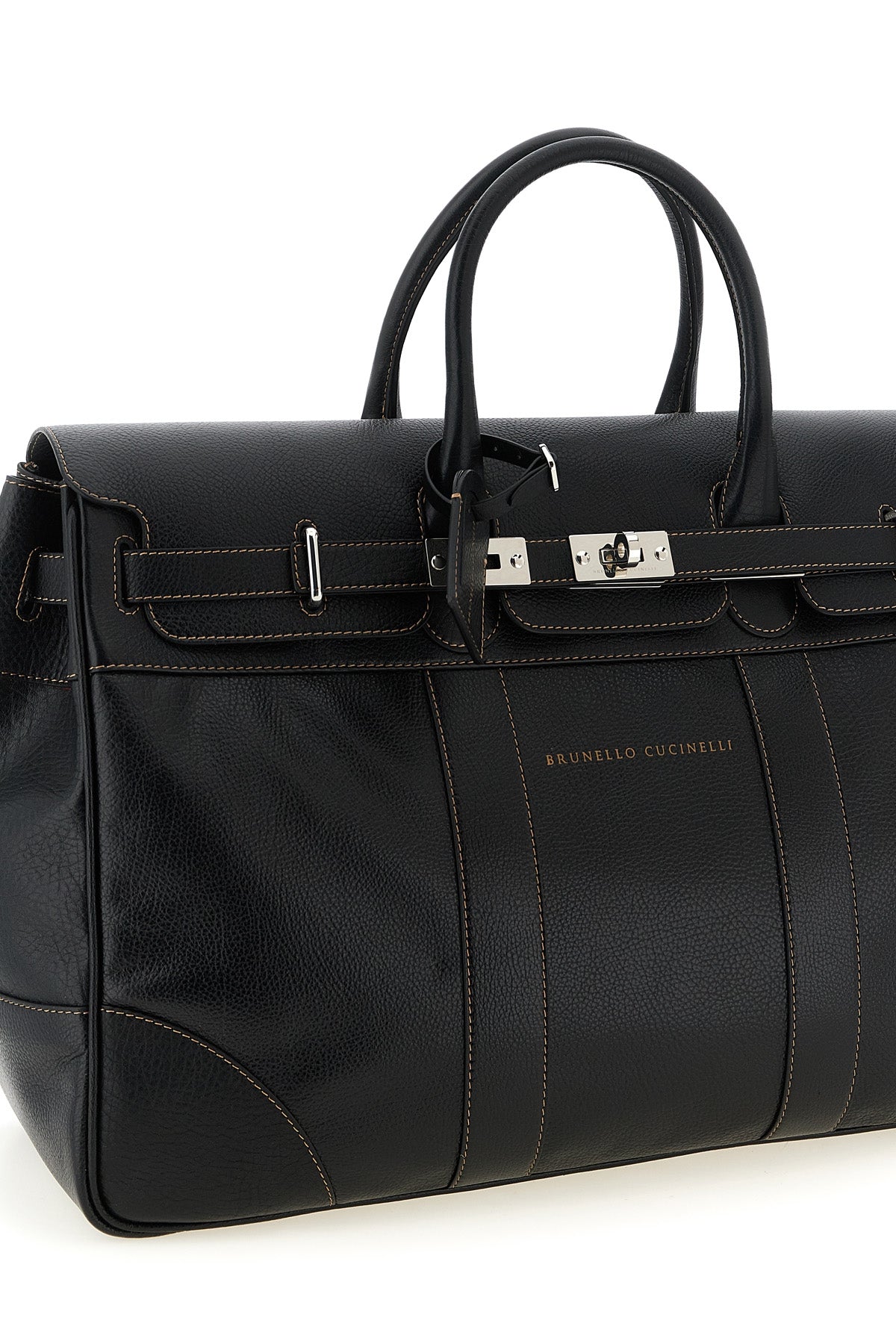 brunello cucinelli weekender country travel bag
