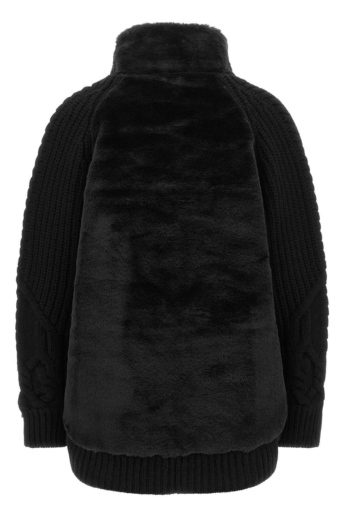 the herno maglia collo alto wool cardigan redefines the codes of knitwear throug