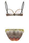 the missoni balcony bikini embodies knitwear excellence through a structured sil
