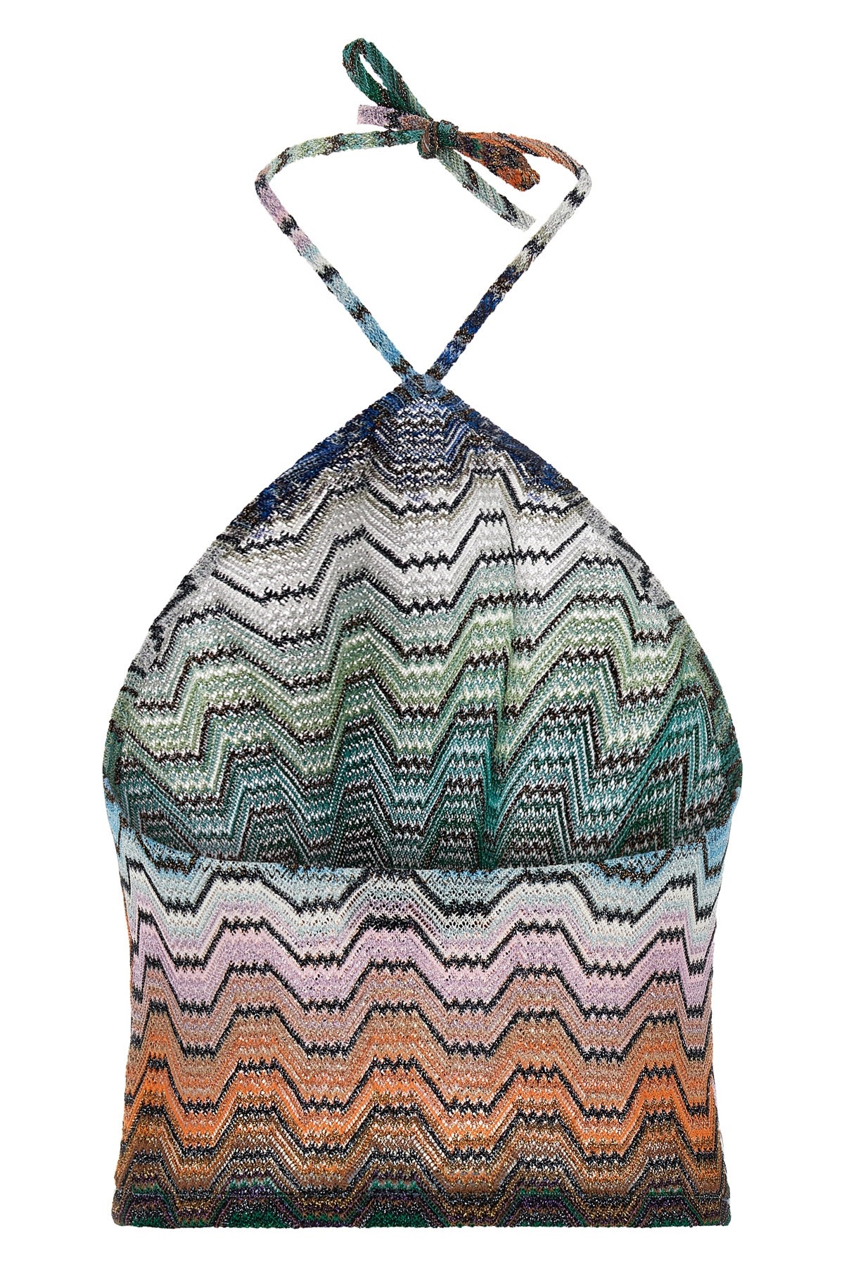 the missoni top captures the essence of luxury knitwear through a bold and refin