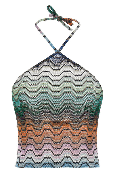 the missoni top captures the essence of luxury knitwear through a bold and refin