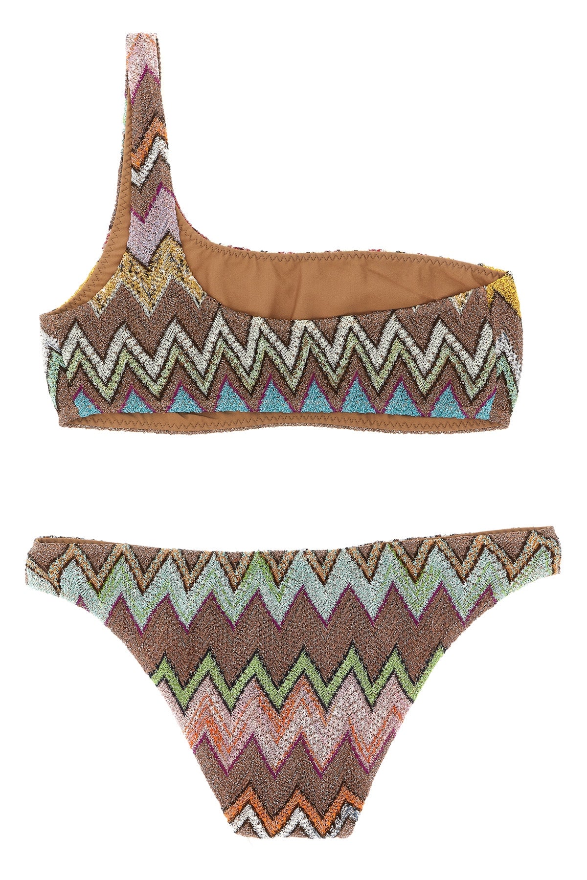 raschel lamé viscose bikini