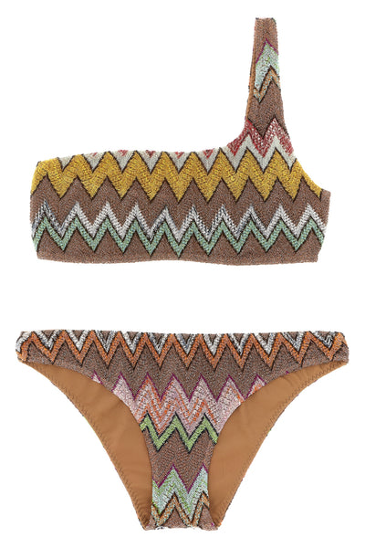 raschel lamé viscose bikini