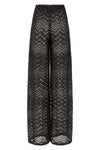 viscose blend mesh pants