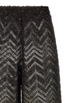 viscose blend mesh pants