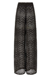 viscose blend mesh pants