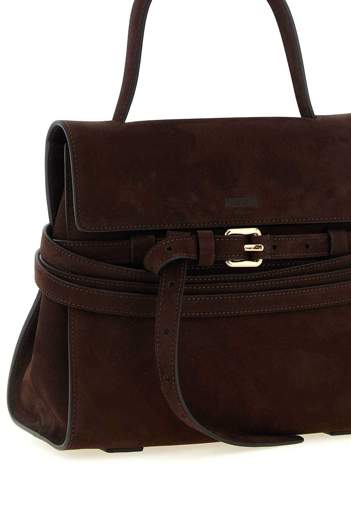 the moschino tie me regular handbag redefines the codes of everyday elegance t