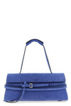 tie me suede shoulder bag