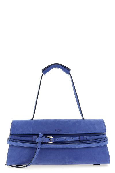tie me suede shoulder bag