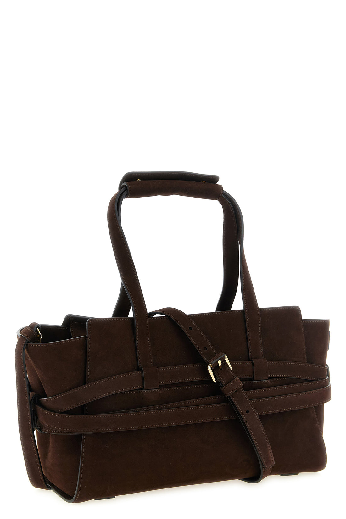 MOSCHINO OS the moschino tie me handbag is expertly