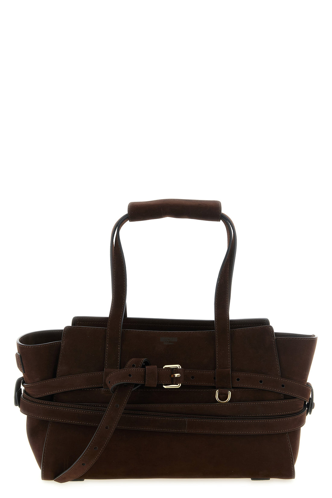 MOSCHINO OS the moschino tie me handbag is expertly