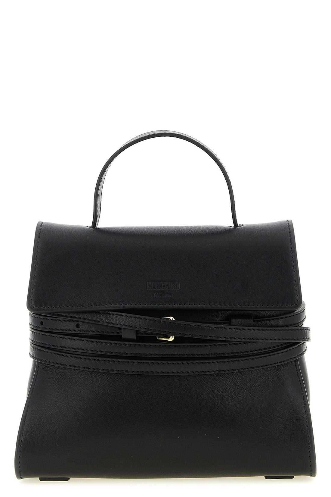 MOSCHINO OS tie me nappa handbag
