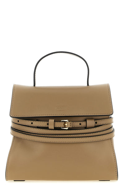 tie me nappa handbag