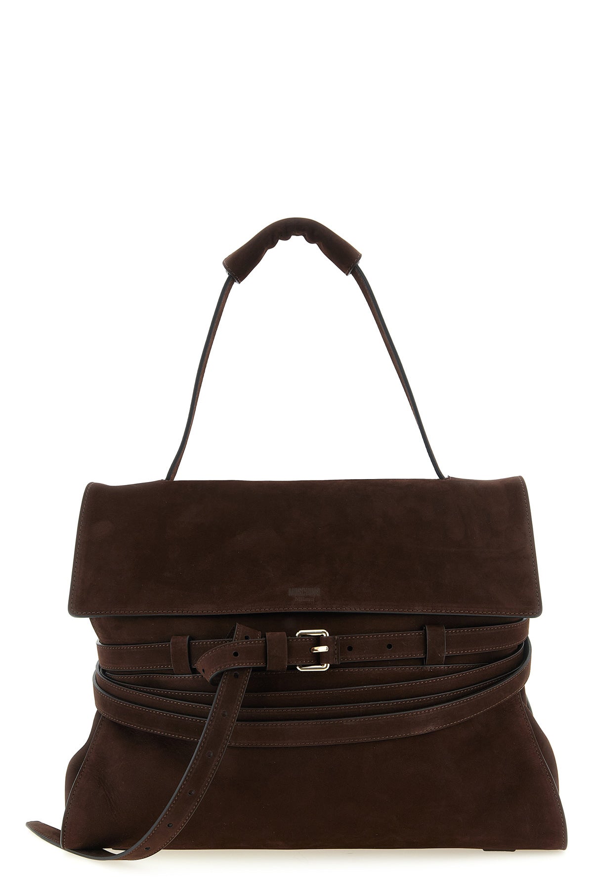 tie me suede shoulder bag