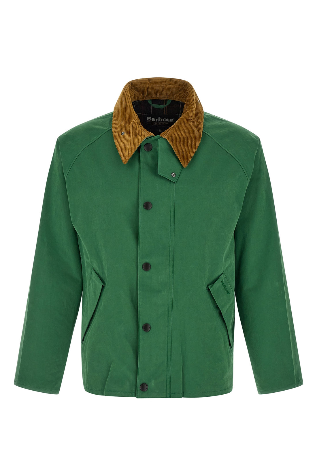 BARBOUR 40 transporter waxed cotton blend fabric jacket