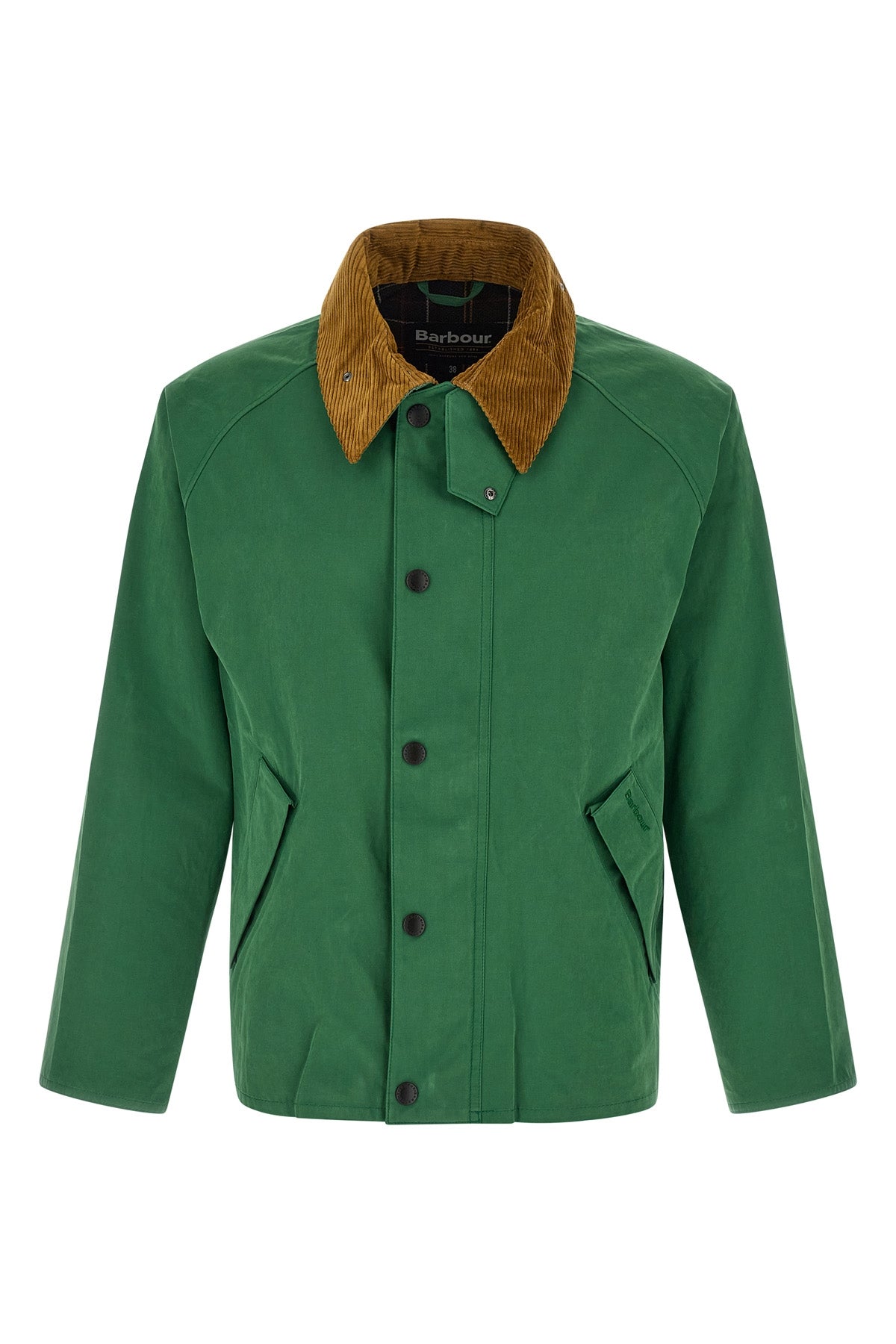 transporter waxed cotton blend fabric jacket