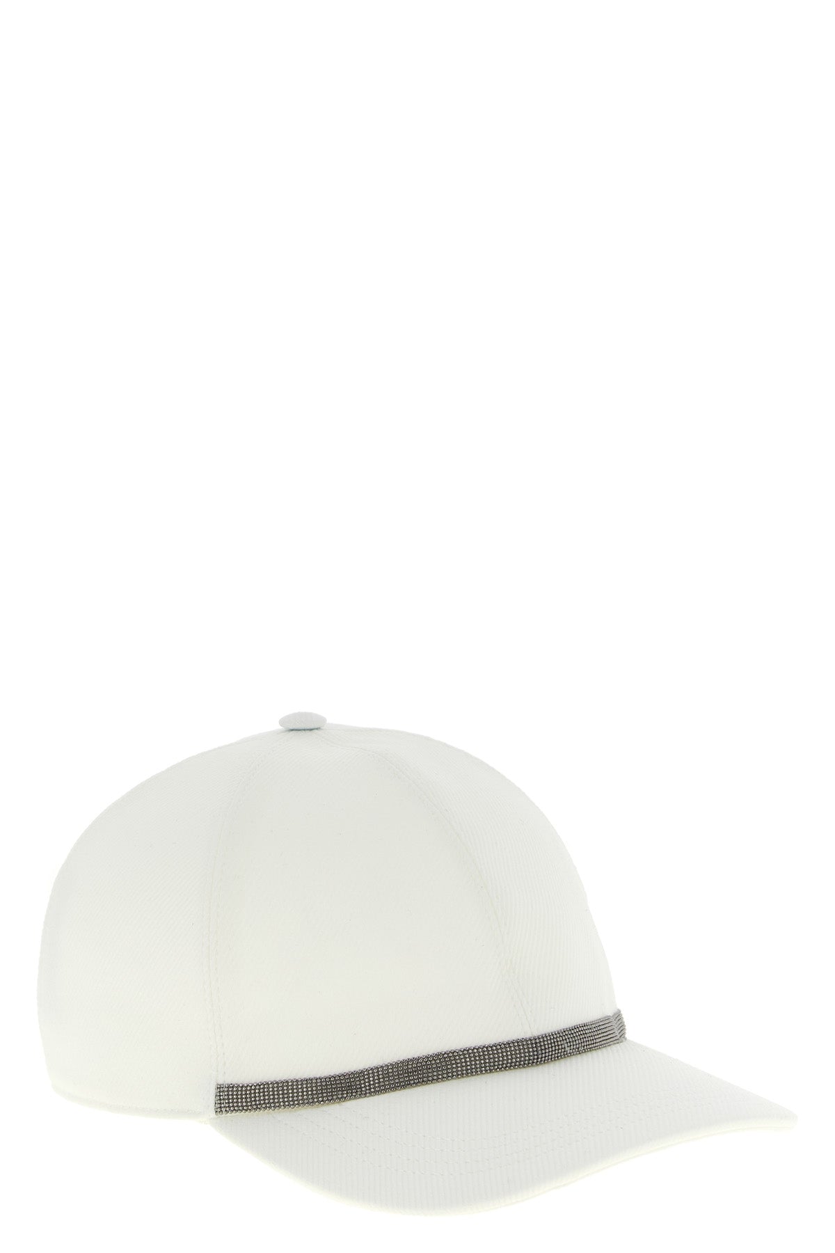 diagonal pattern cotton blend hat