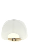 diagonal pattern cotton blend hat
