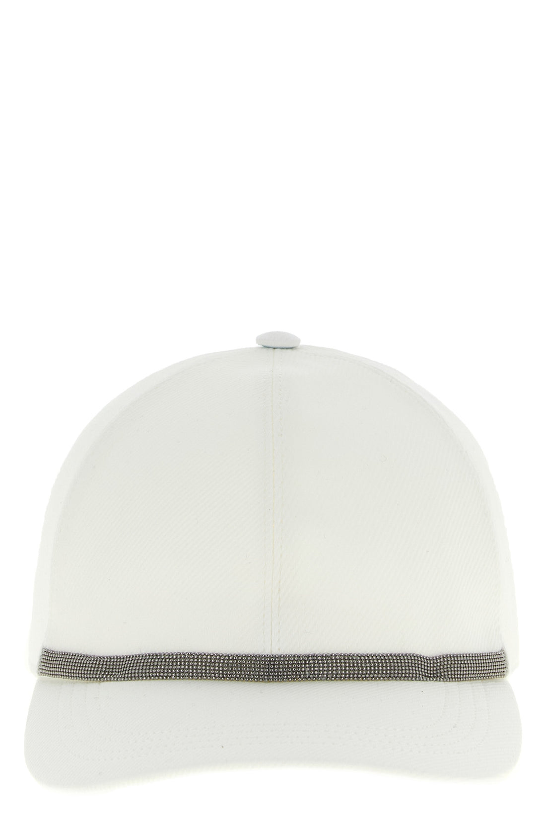 BRUNELLO CUCINELLI L diagonal pattern cotton blend hat
