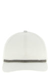 diagonal pattern cotton blend hat