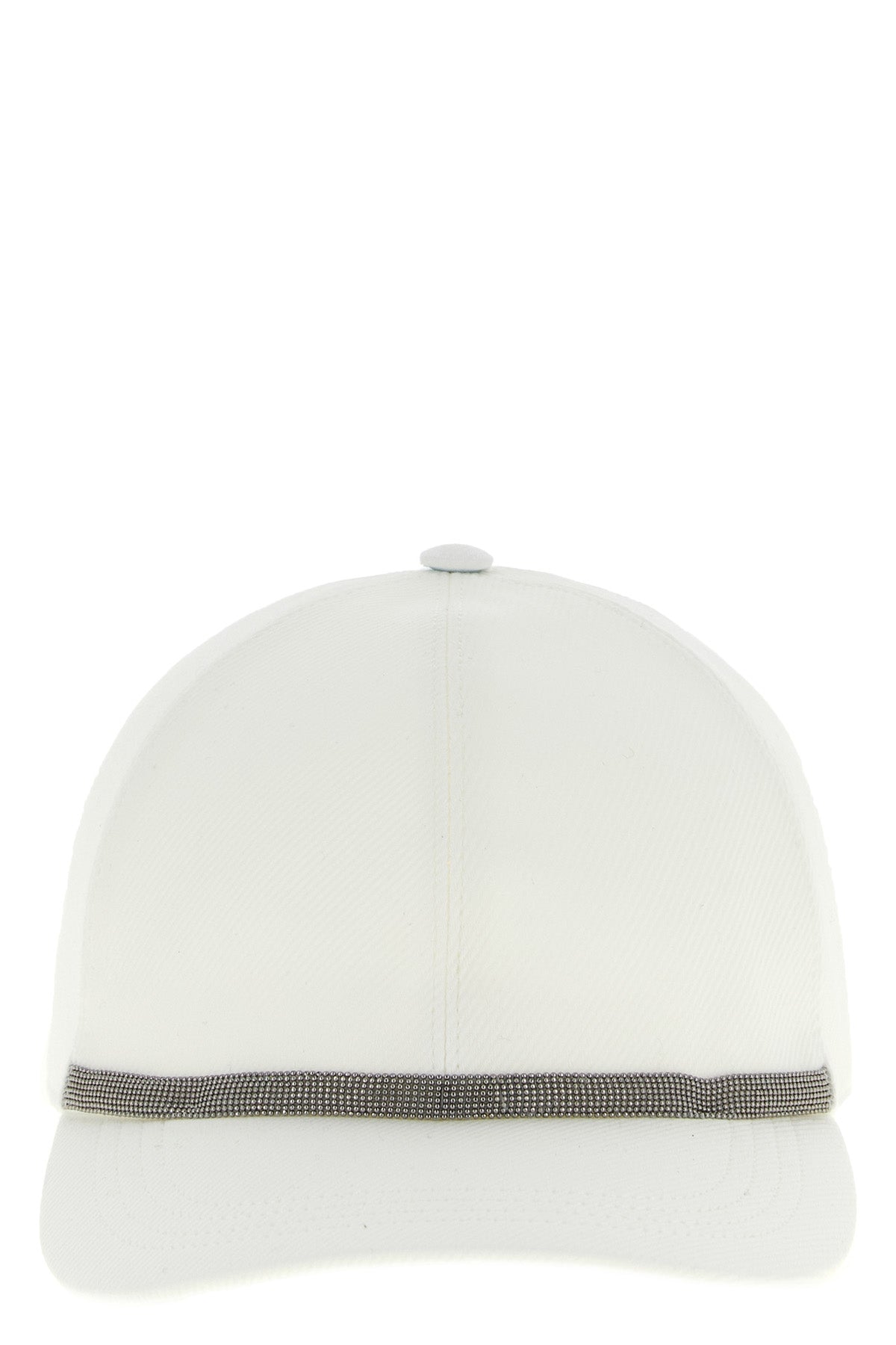 diagonal pattern cotton blend hat