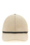 diagonal pattern cotton blend hat
