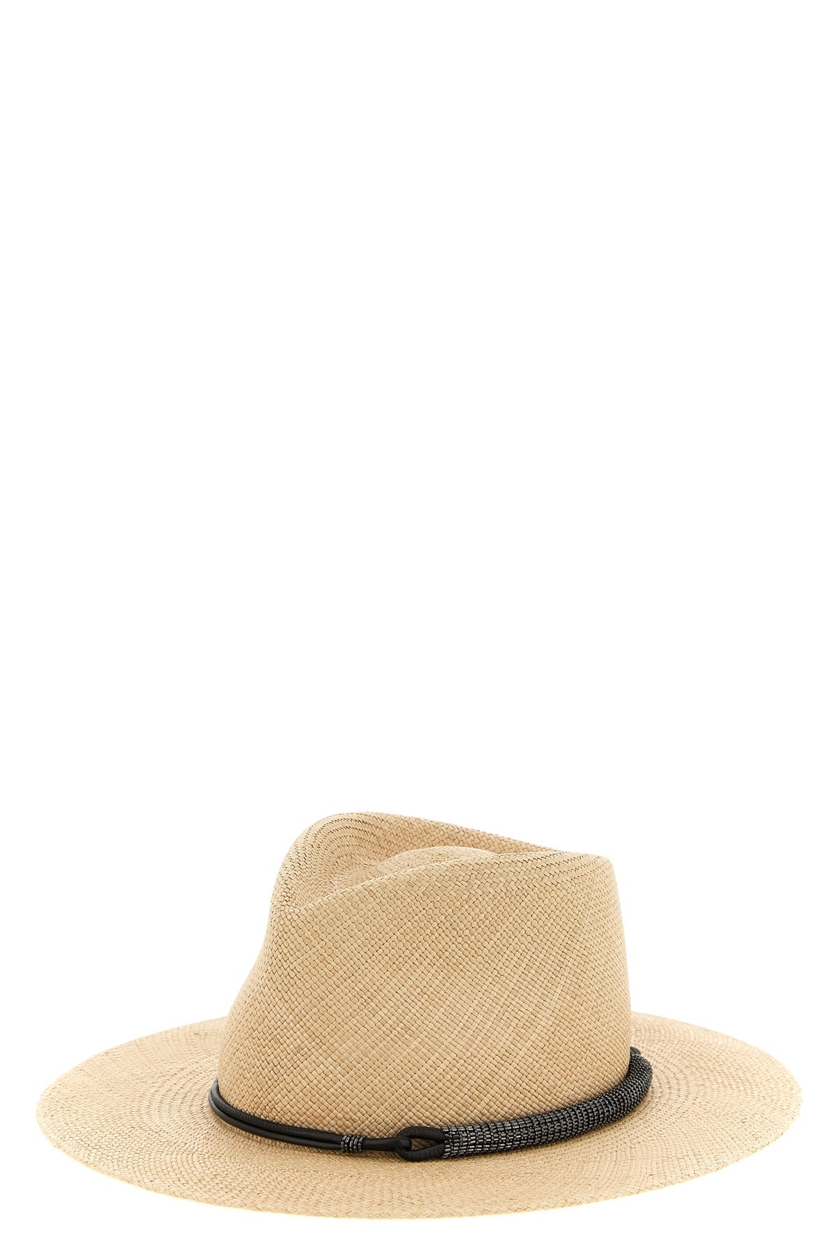 woven raffia hat
