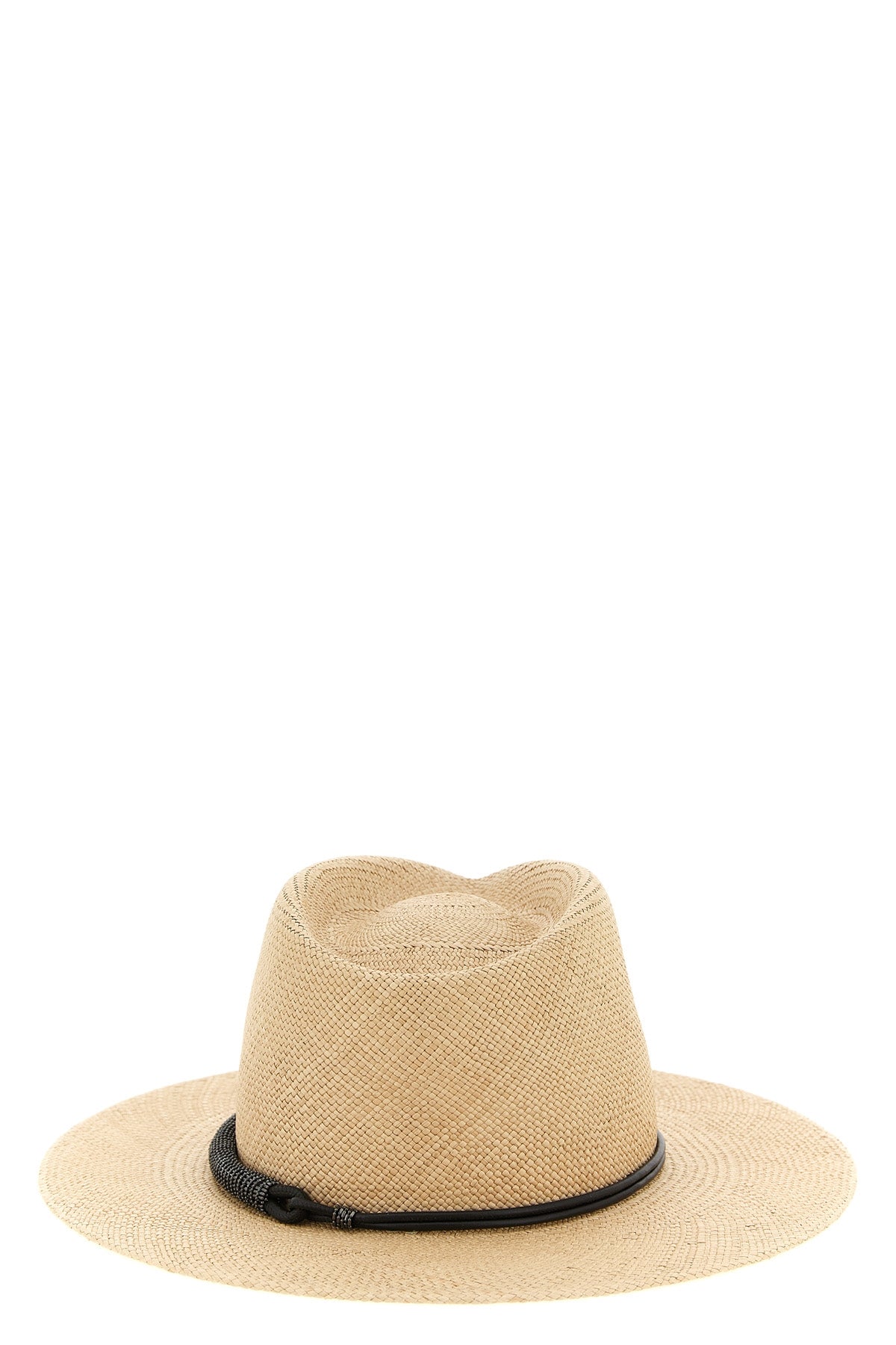 woven raffia hat