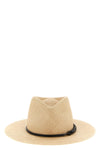 woven raffia hat