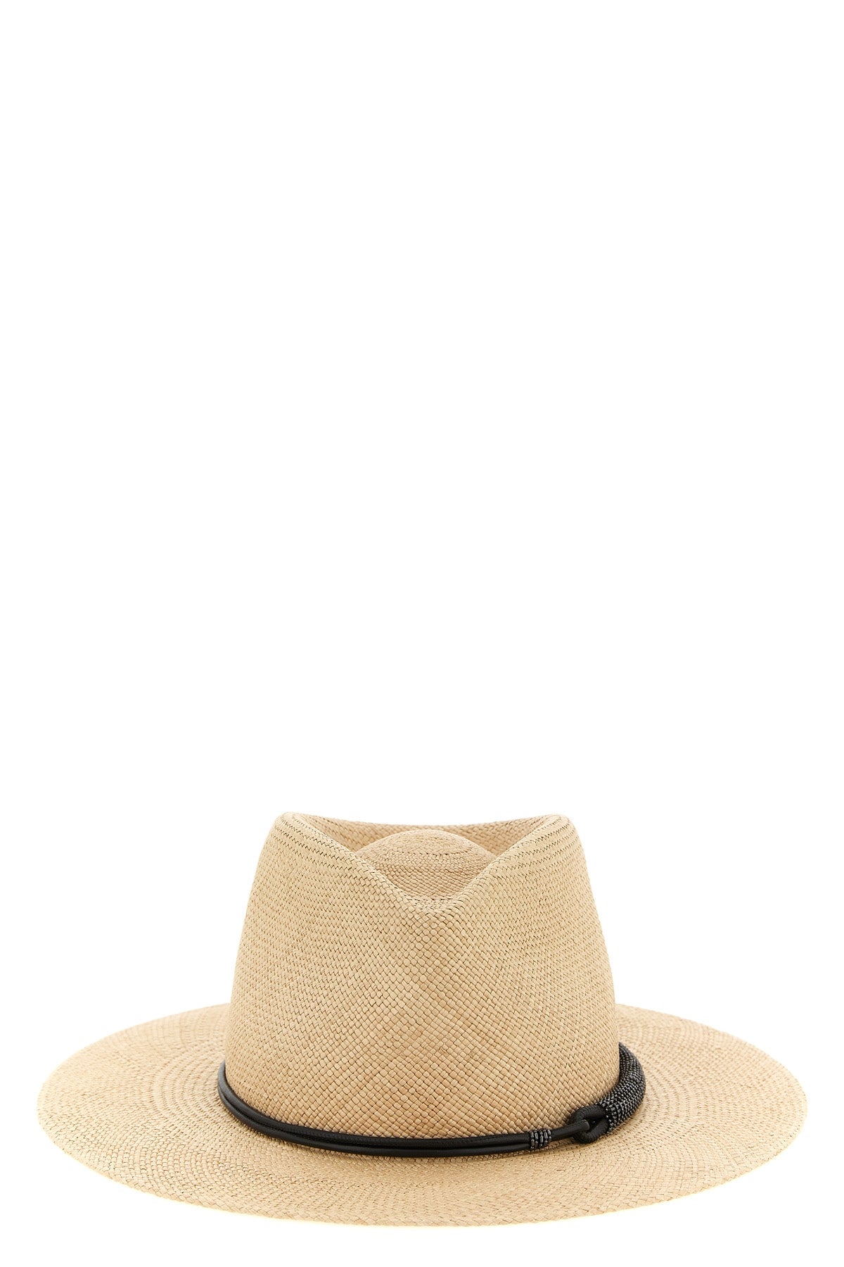 woven raffia hat