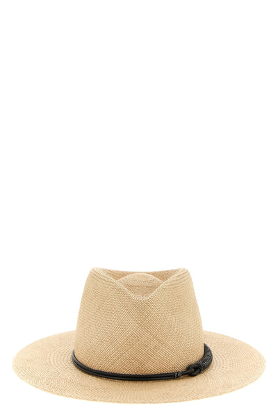 woven raffia hat