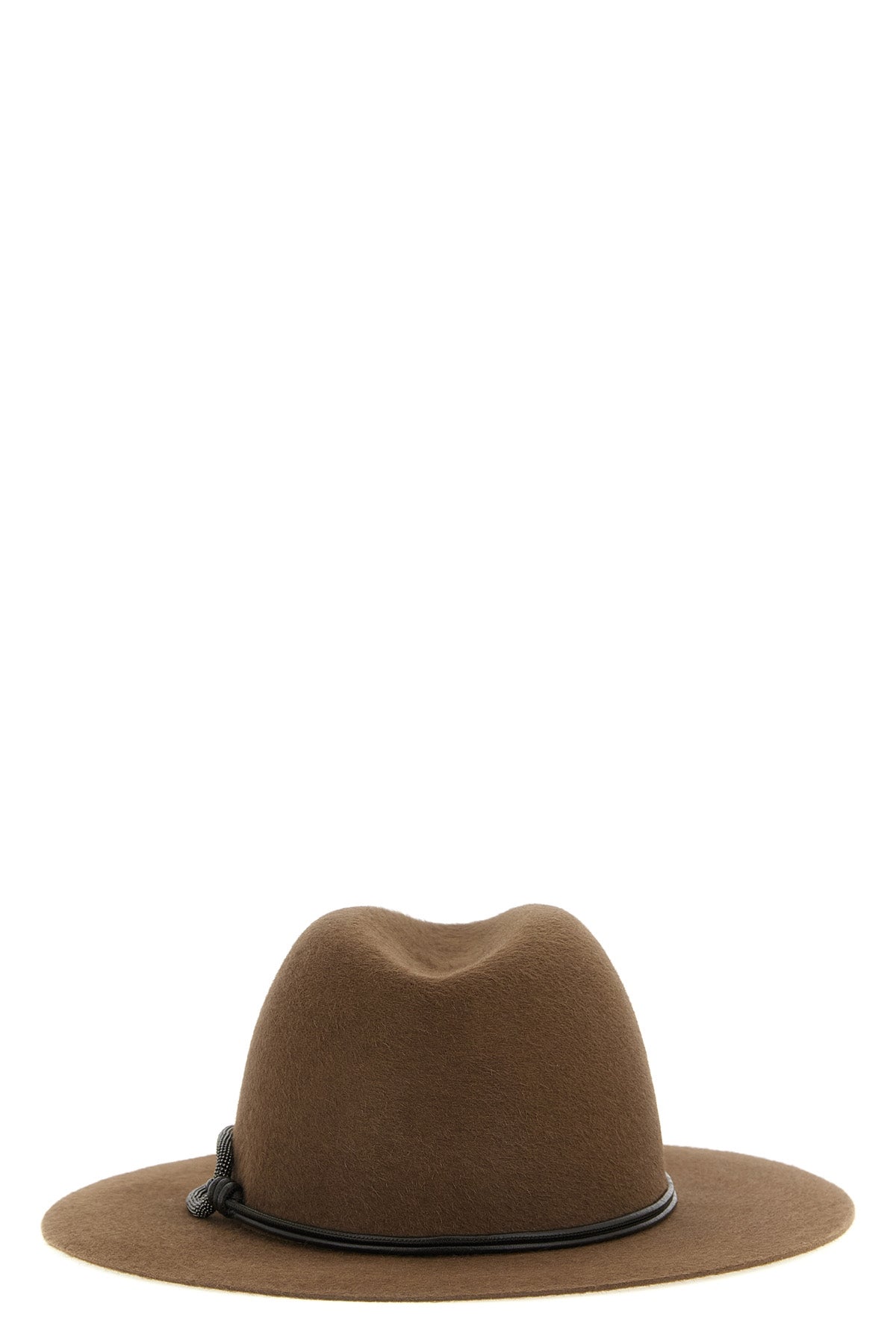 the brunello cucinelli fedora hat in fine felt defines the elegance of winter ac