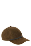 the brunello cucinelli baseball cap in fine suede redefines casual aesthetics