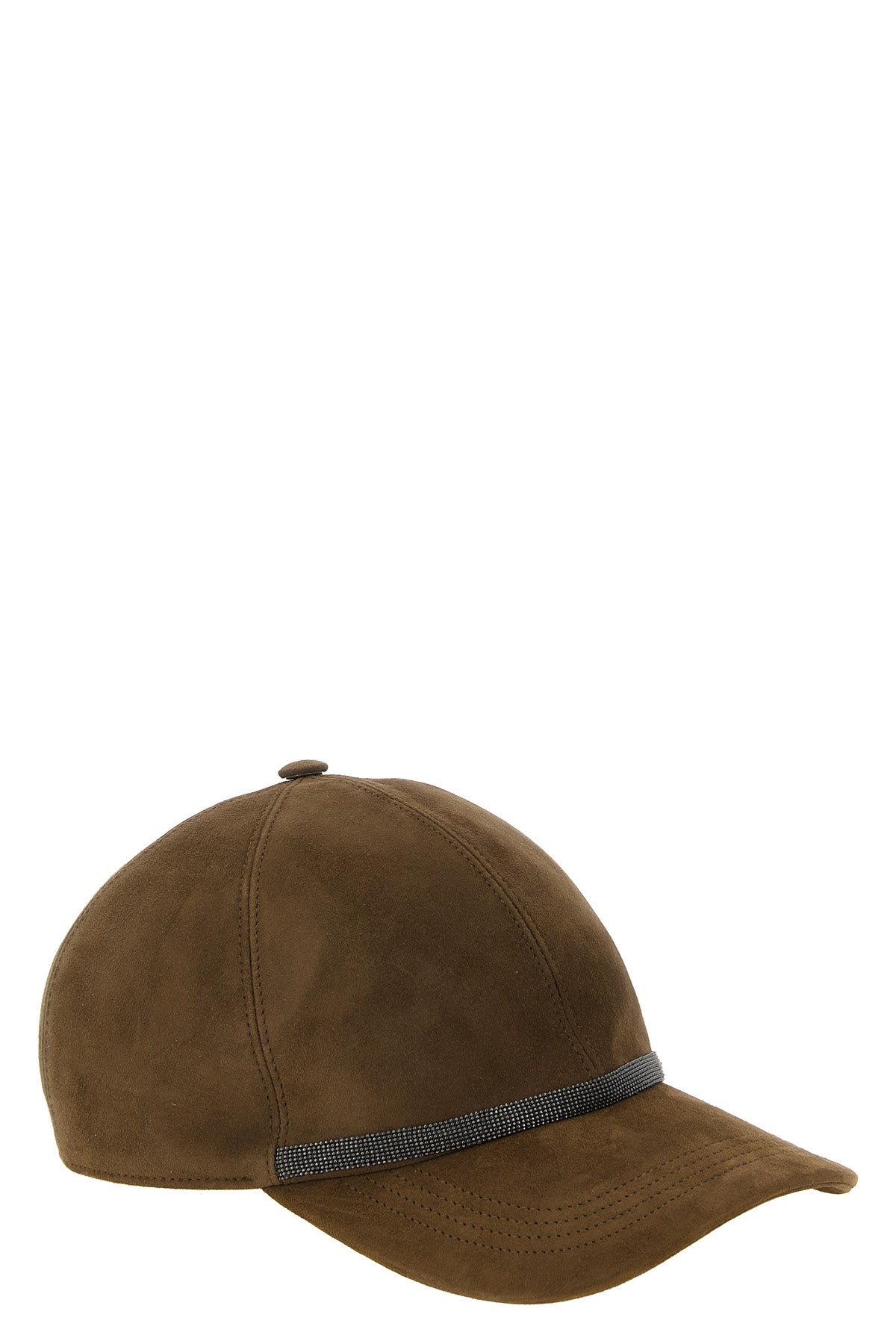 the brunello cucinelli baseball cap in fine suede redefines casual aesthetics