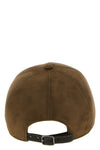the brunello cucinelli baseball cap in fine suede redefines casual aesthetics
