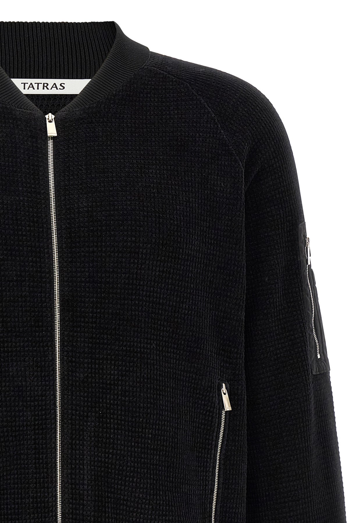 waffle chenille gavrio bomber jacket