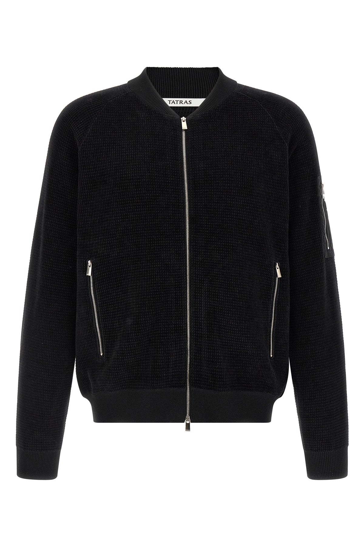 waffle chenille gavrio bomber jacket