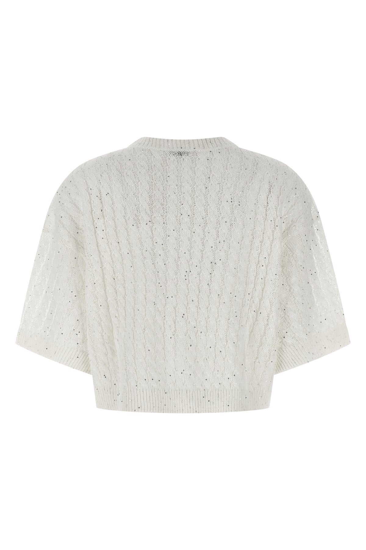dazzling cable openwork ribbed linen cardigan