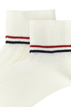 brunello cucinelli pure cotton socks are distinguished by a rigorous ribbed work
