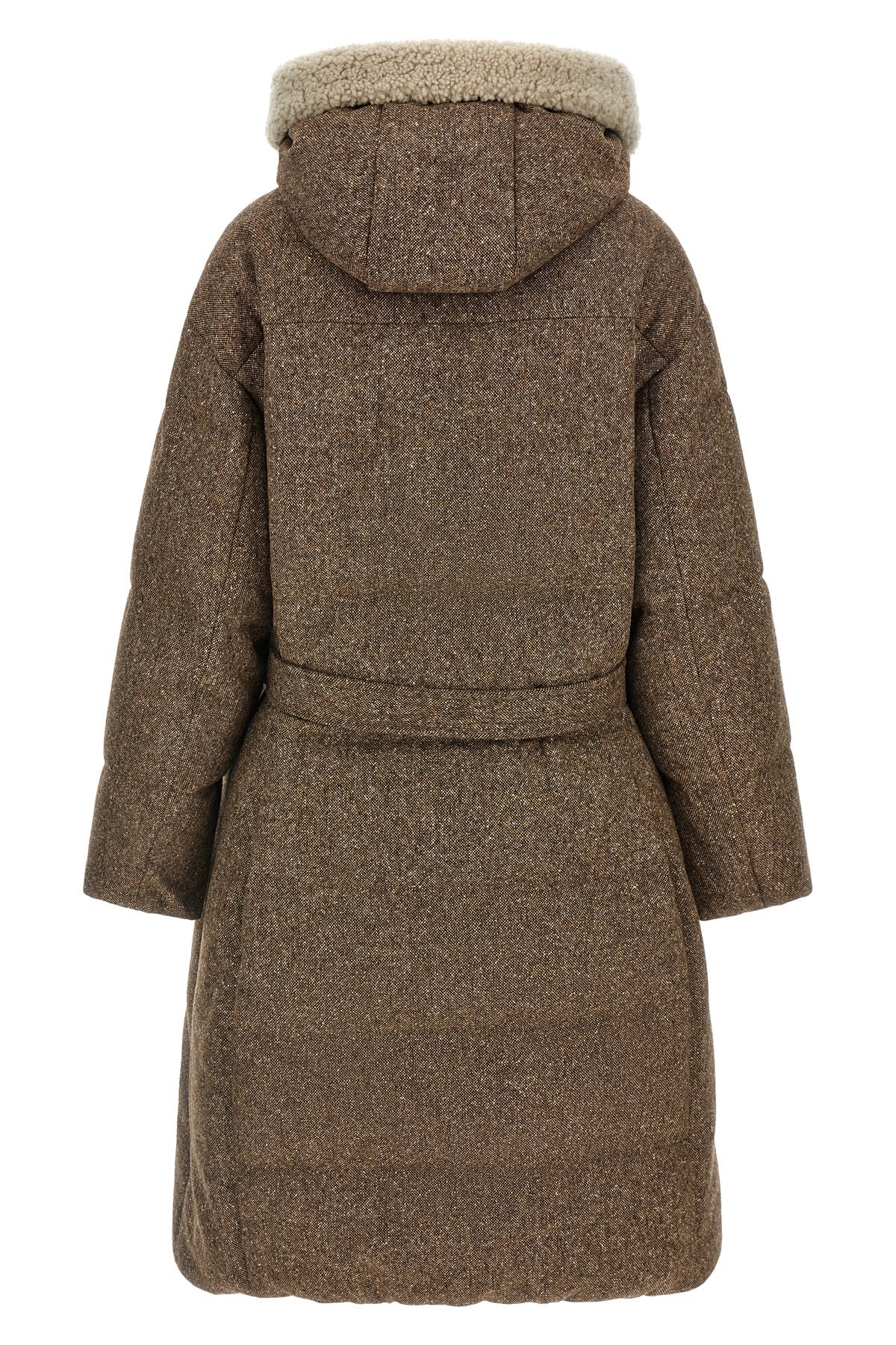 brunello cucinelli down jacket redefines the codes of winter outerwear through m