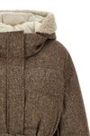 brunello cucinelli down jacket redefines the codes of winter outerwear through m