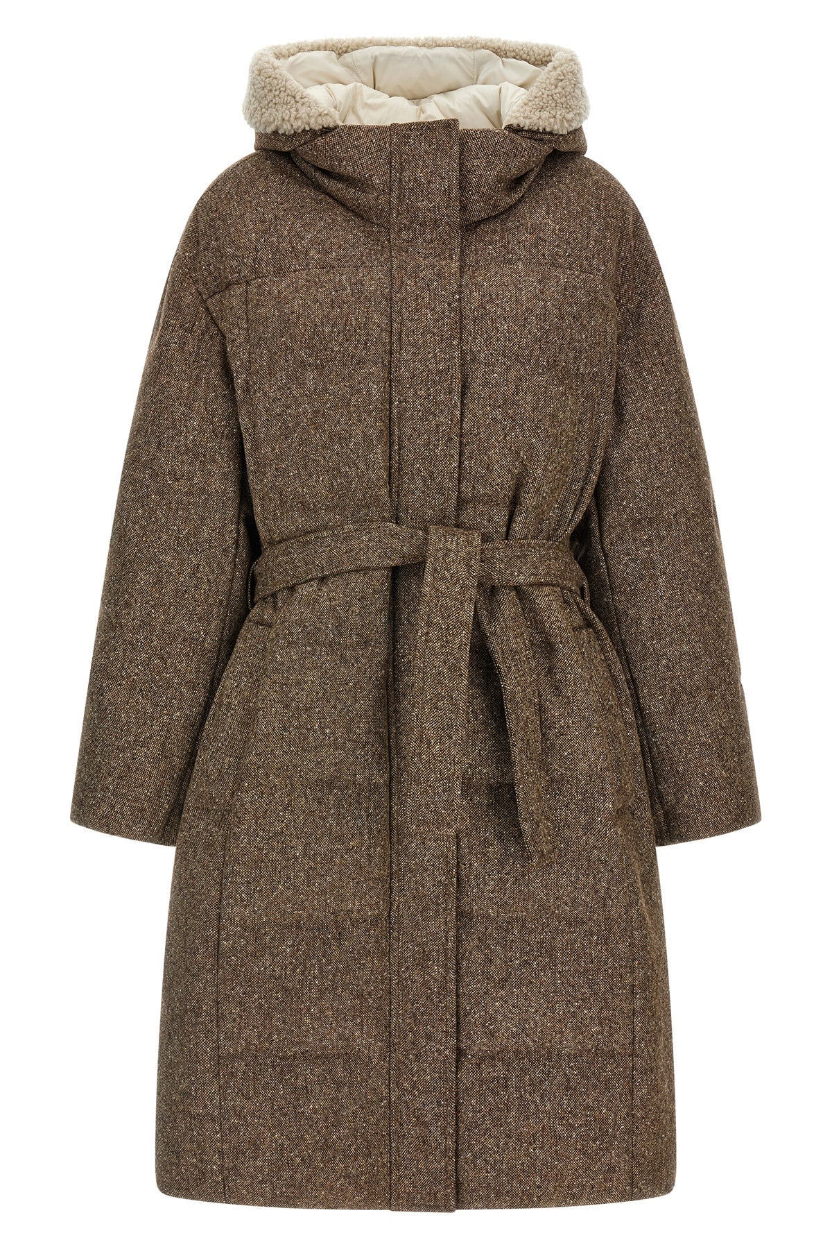 brunello cucinelli down jacket redefines the codes of winter outerwear through m