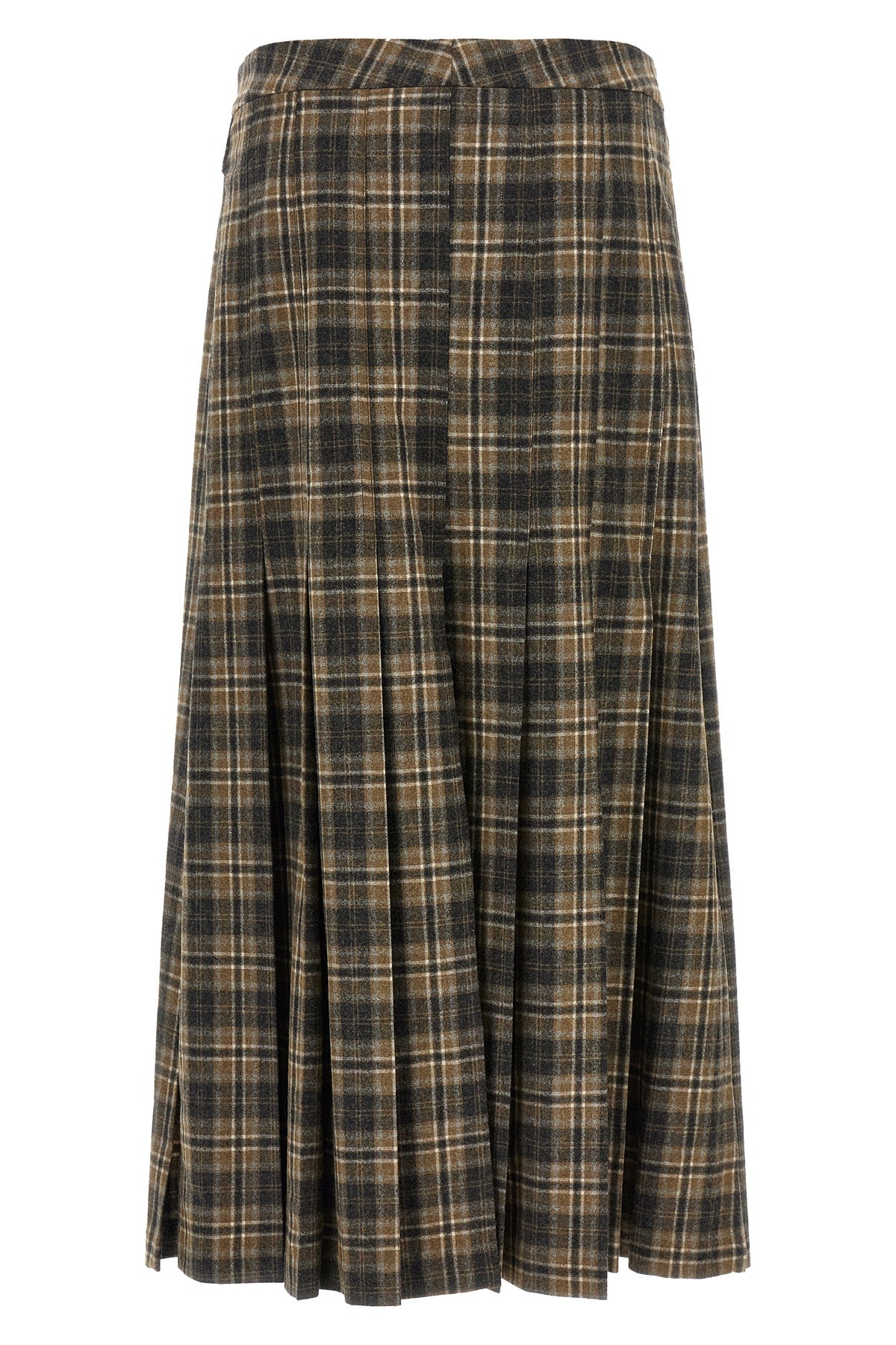 the brunello cucinelli long skirt redefines the codes of tailoring through a str