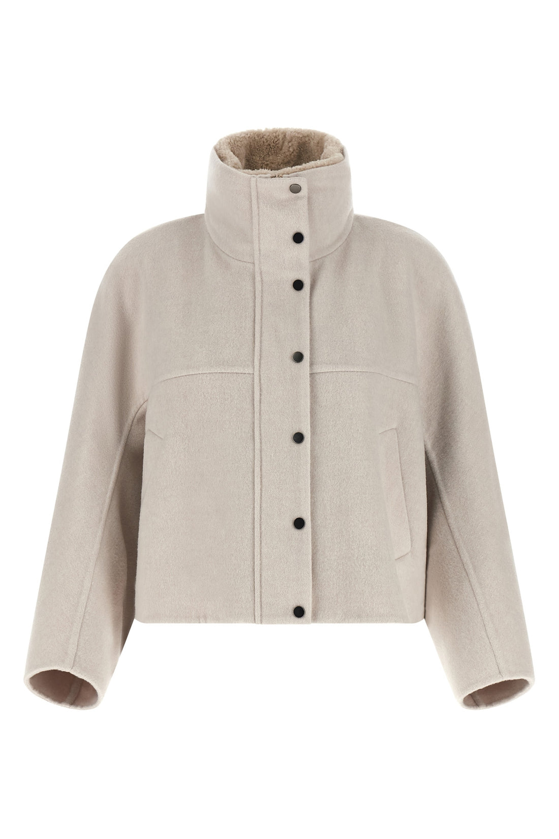 BRUNELLO CUCINELLI 38 virgin wool and cashmere blend coat