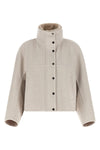virgin wool and cashmere blend coat