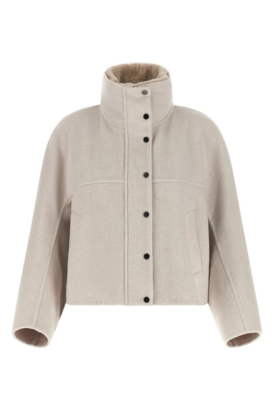 virgin wool and cashmere blend coat